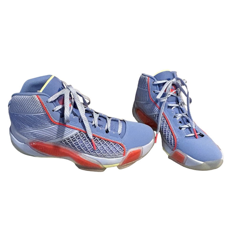 👟 Air Jordan 38 “Fundamental” Blue/Infrared – Men’s 9 (Women’s 10.5)